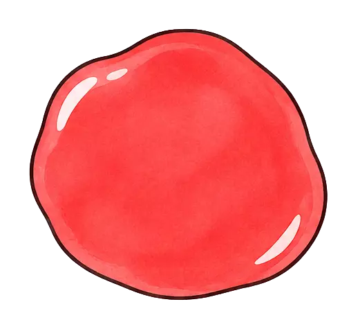 Light red mastectomy drain fluid illustration